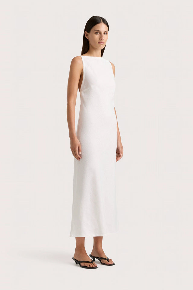 Antibes Midi Dress White