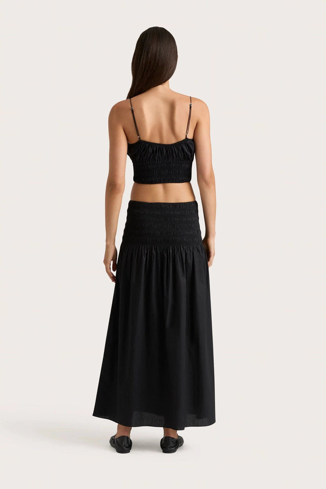 Baia Midi Skirt Black