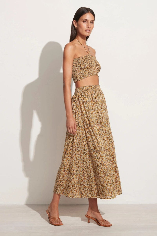 Barletta Midi Skirt Edelyn Floral Print - Final Sale