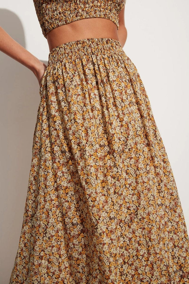 Barletta Midi Skirt Edelyn Floral Print - Final Sale