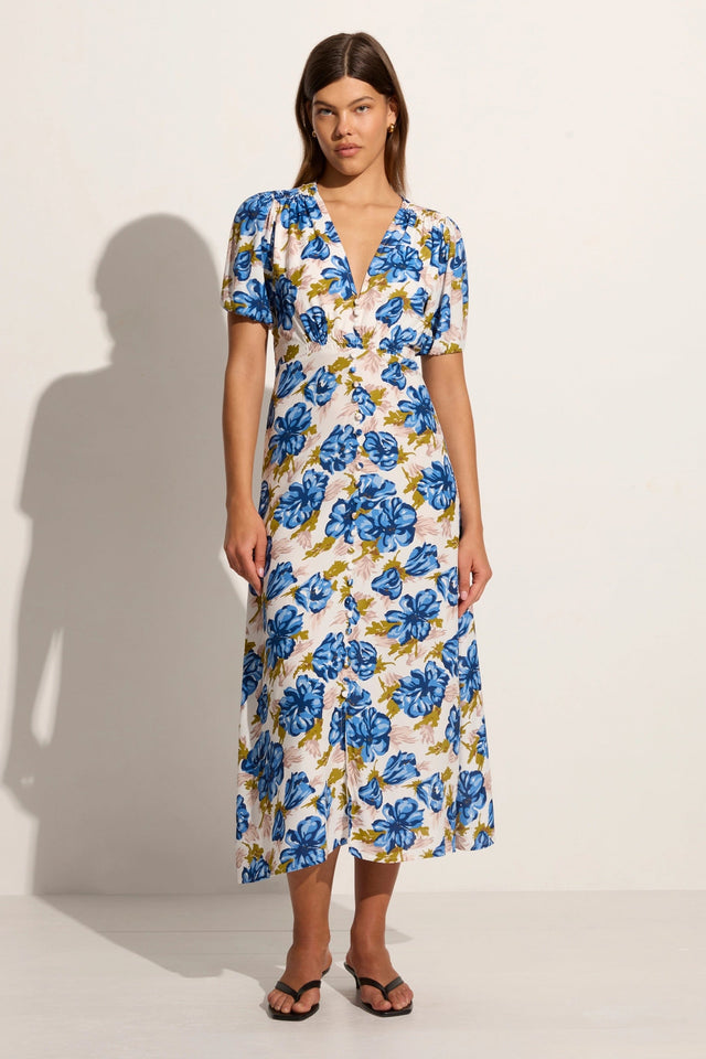 Faithfull the brand castilo midi dress clearance