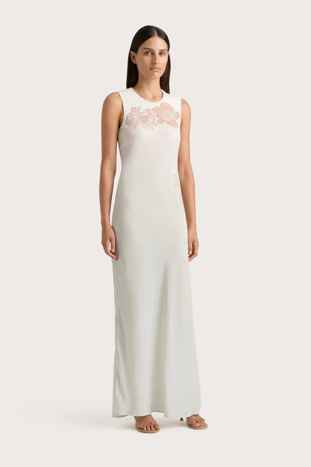 Biarritz Singlet Maxi Dress Foam Ombre