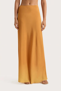 Biarritz Maxi Skirt Terracotta Ombre - Final Sale