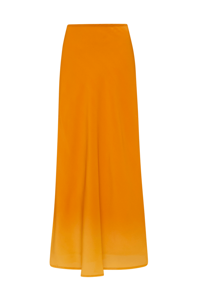 Biarritz Maxi Skirt Terracotta Ombre