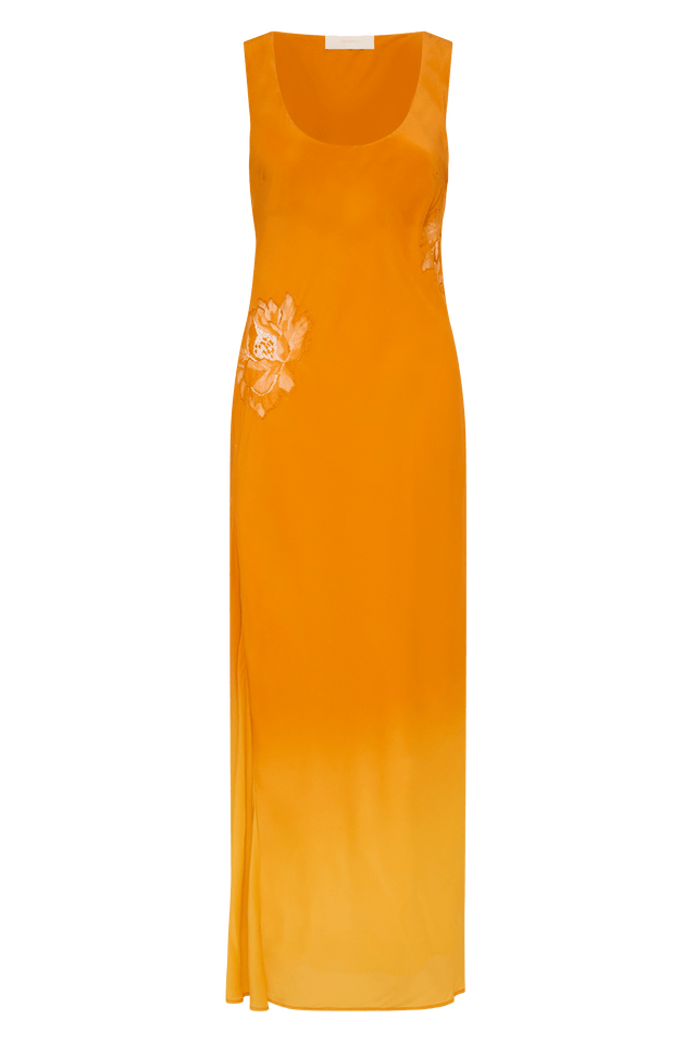 Biarritz Singlet Maxi Dress Terracotta Ombre