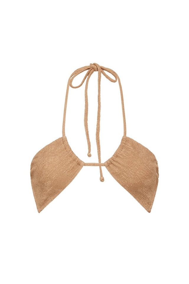 Catania Bikini Top Plain Stone IL MEDITERRANEO SWIM Swim Top