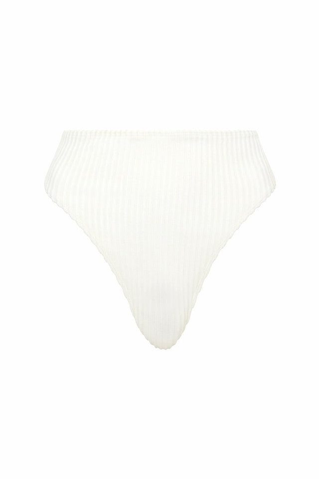 Chania Bikini Bottoms Plain Off White IL MEDITERRANEO SWIM Swim Bottoms