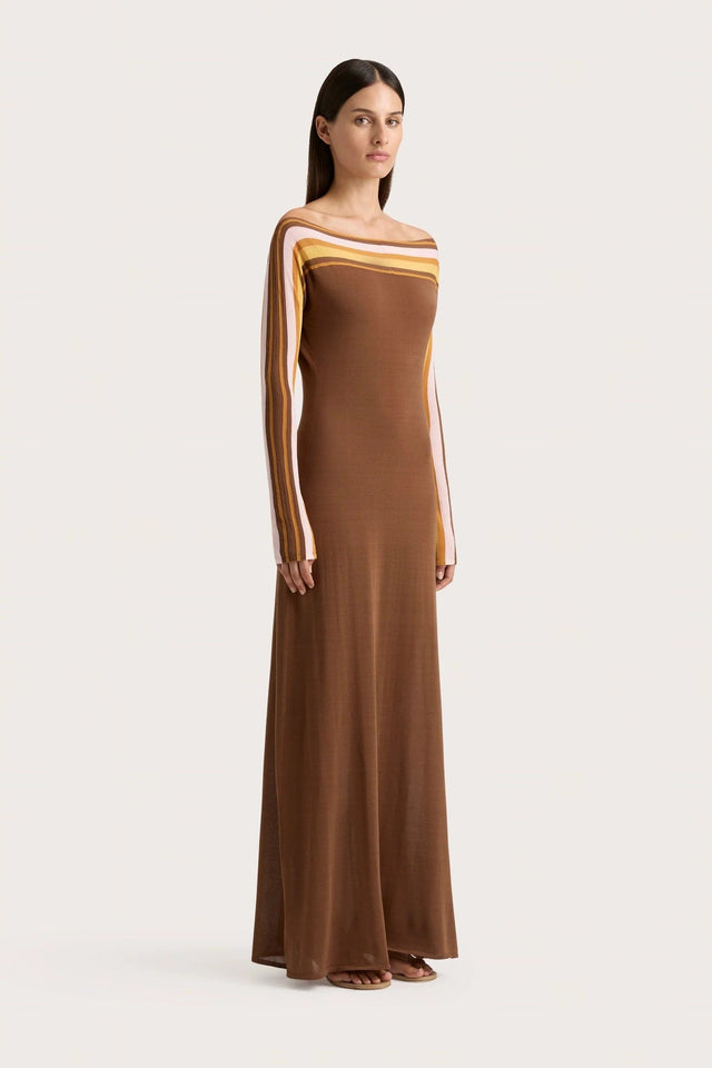 Citara Maxi Dress Cocoa