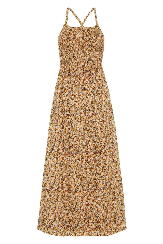 Claretta Midi Dress Edelyn Floral Print IL MEDITERRANEO Midi Dress