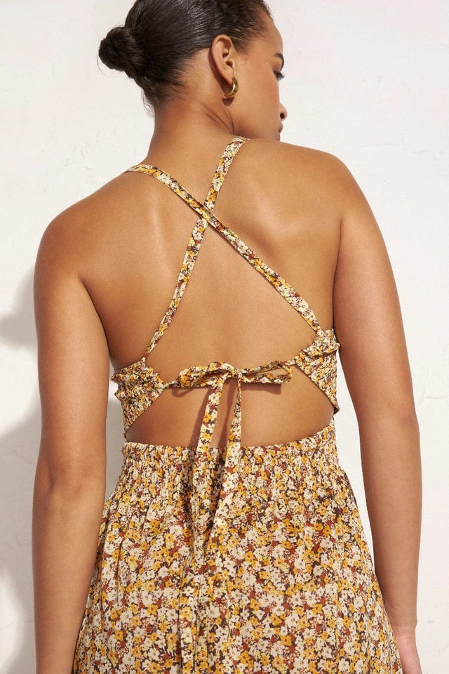 Claretta Midi Dress Edelyn Floral Print - Final Sale