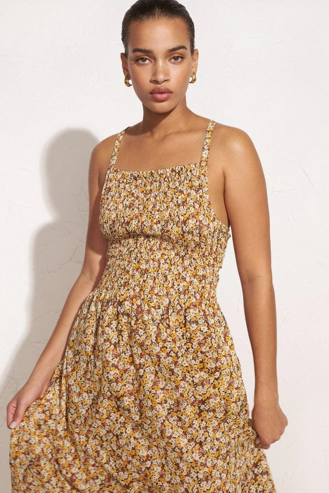 Claretta Midi Dress Edelyn Floral Print - Final Sale