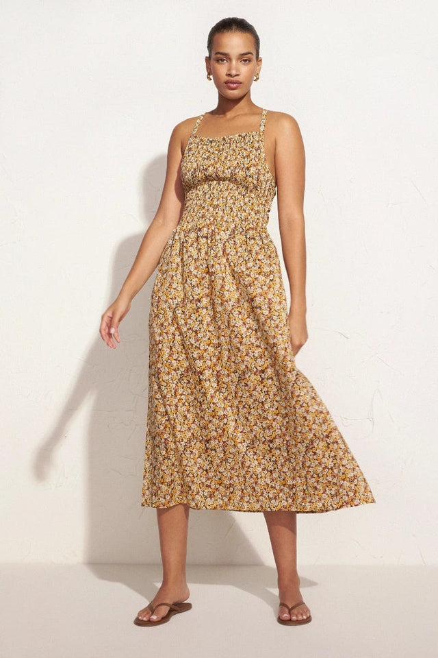 Claretta Midi Dress Edelyn Floral Print - Final Sale