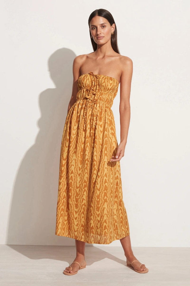 Contessa Midi Dress Cefalu Print - Final Sale
