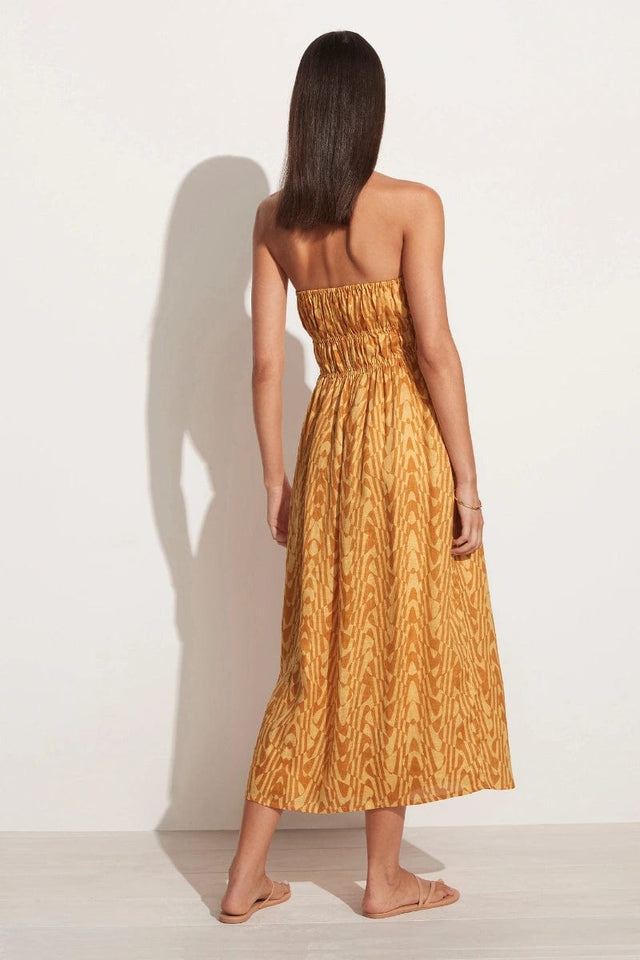 Contessa Midi Dress Cefalu Print - Final Sale