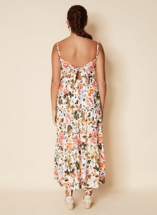 Corvina Midi Dress Teatro Floral Print - Final Sale LES TEMPS DES FLEURS Midi Dress