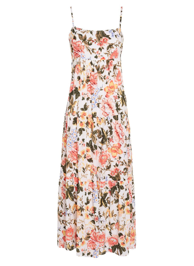 Corvina Midi Dress Teatro Floral Print - Final Sale LES TEMPS DES FLEURS Midi Dress