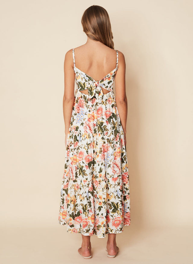 Corvina Midi Dress Teatro Floral Print - Final Sale LES TEMPS DES FLEURS Midi Dress
