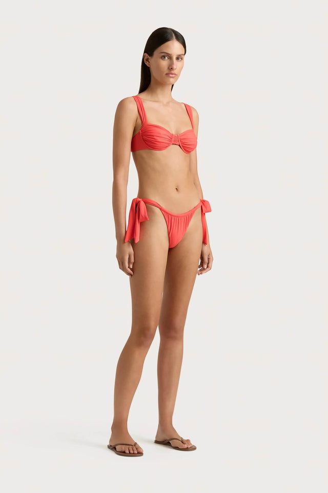 Costa Bikini Bottom Vermillion - Final Sale