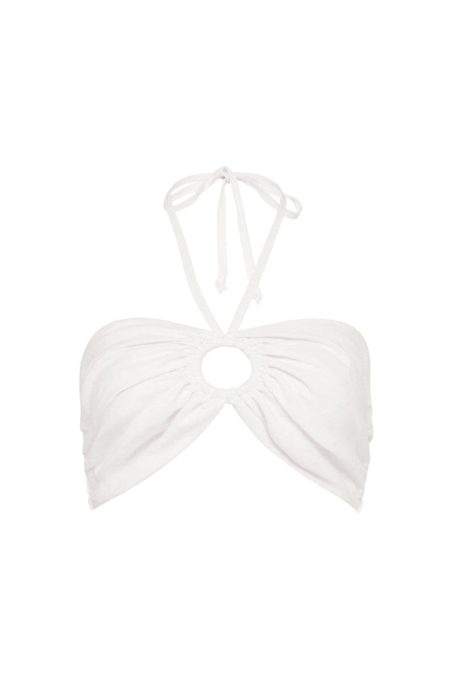 Cyprus Top Plain White EL SOL Fashion Tops