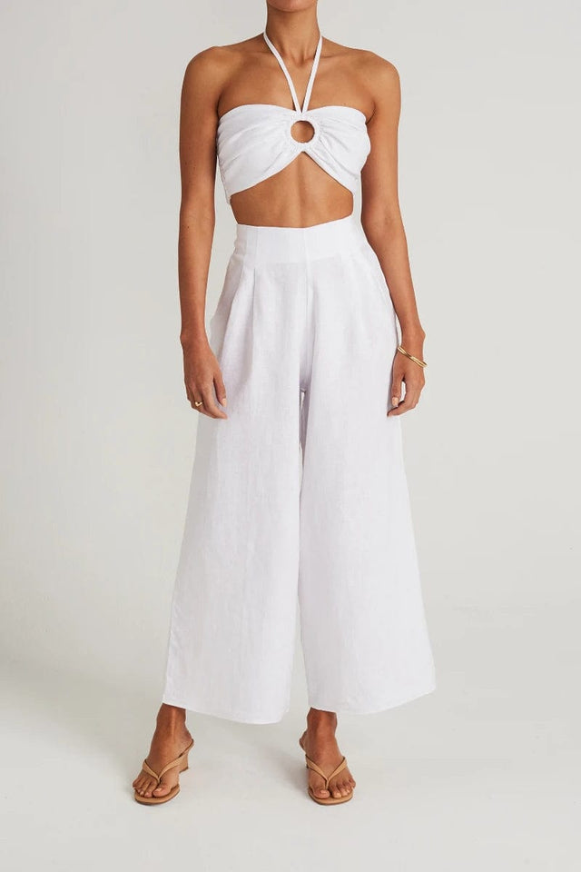 Cyprus Top Plain White - Final Sale