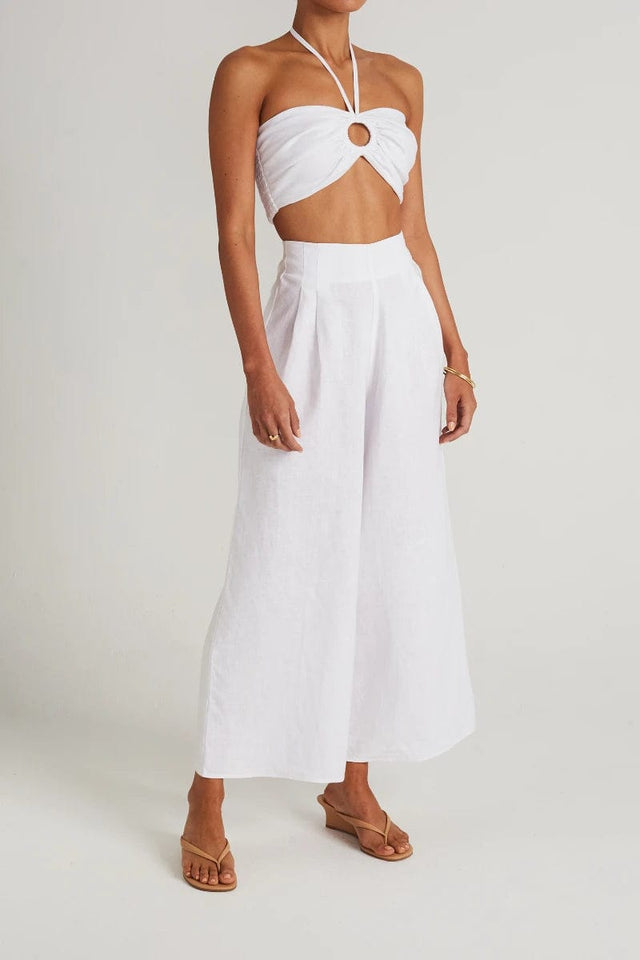 Cyprus Top Plain White - Final Sale