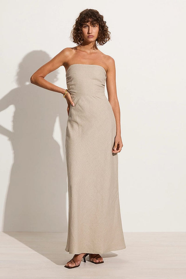 Das Flores Maxi Dress Natural - Final Sale