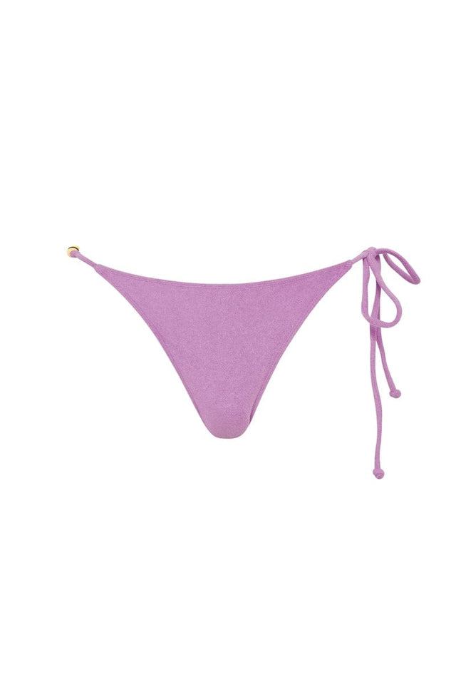 Di Mari Bikini Bottoms Grape Towelling - Final Sale