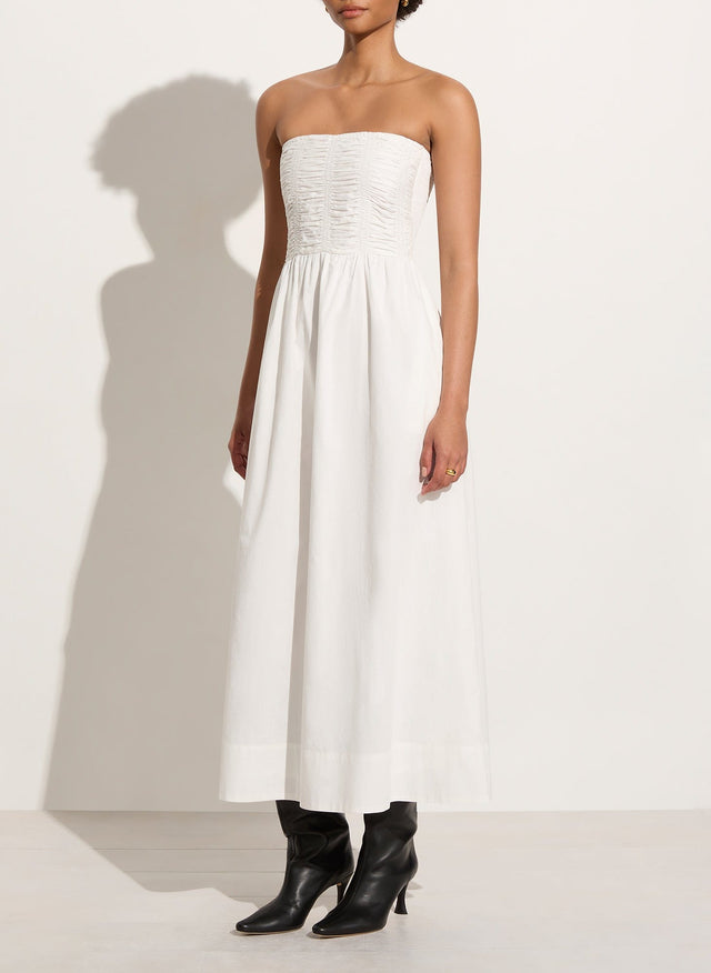 Dominquez Midi Dress White
