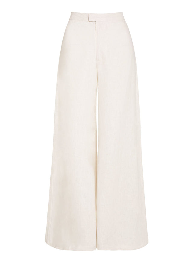 Duda Pants Plain Coconut - Final Sale LES TEMPS DES FLEURS Pants