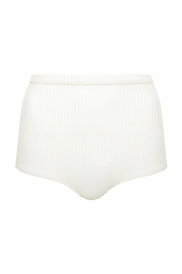 Dylan Bikini Bottoms Plain Off White IL MEDITERRANEO SWIM Swim Bottoms