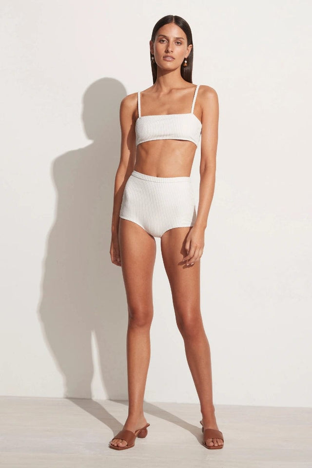 Dylan Bikini Bottoms Plain Off White - Final Sale