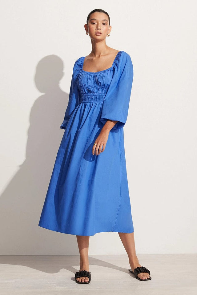 El Palma Midi Dress Pacific Blue MIRAGE APPAREL Midi Dress