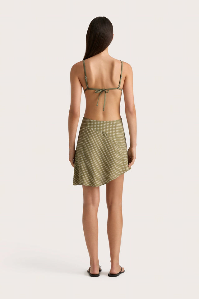 Emalee Mini Skirt Oliander Khaki