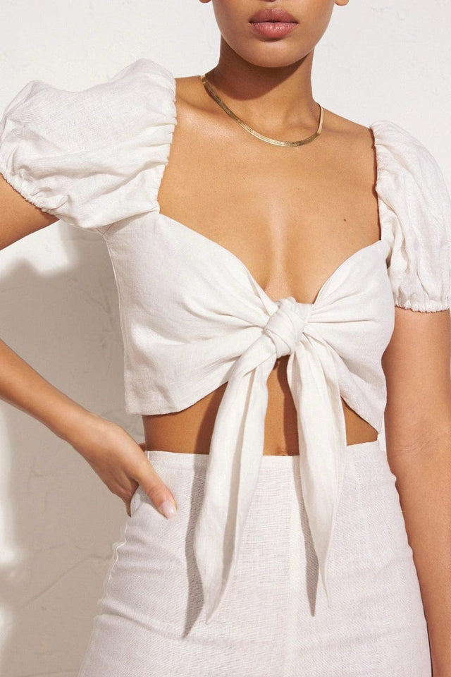 Eva Top Plain Egg Shell - Final Sale