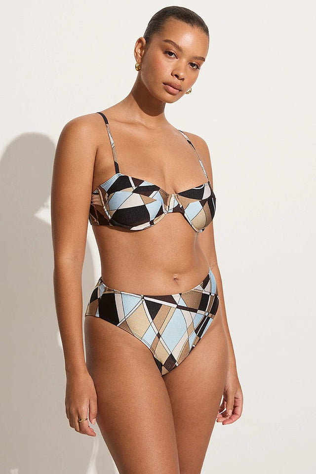 Farrah Bikini Top Sassari Print - Final Sale