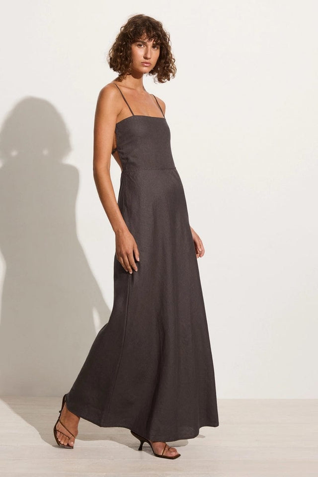 garcia maxi dress Women's Garcia Asymmetric Draped Taffeta Maxi Dress Customize White MEAN BLVD