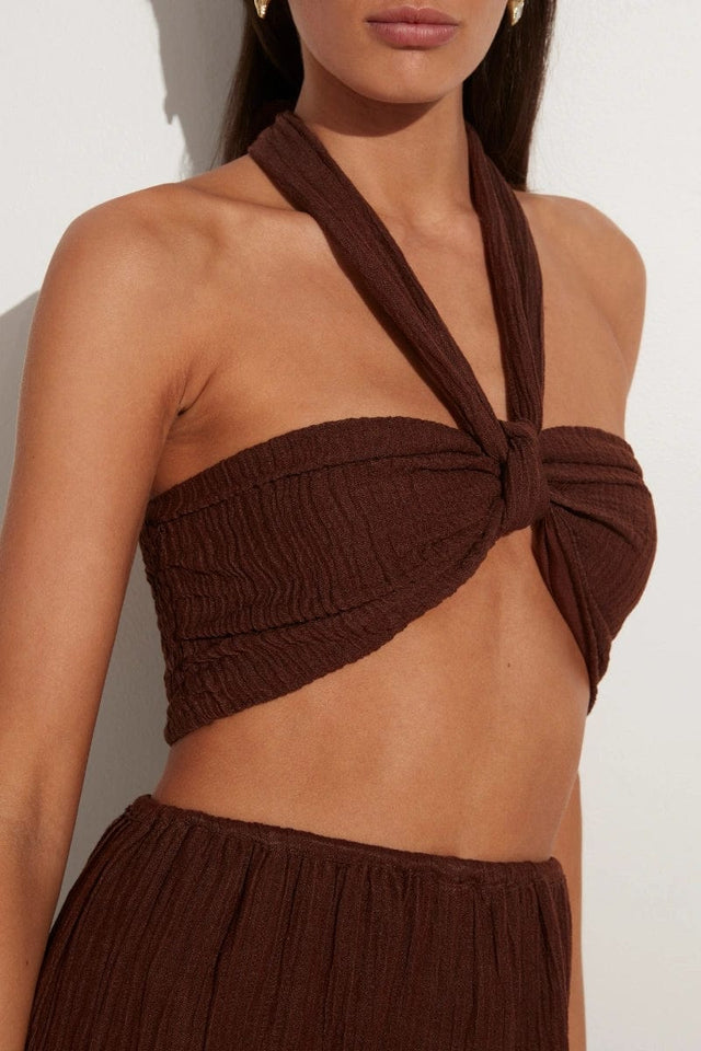 Glenda Top Chocolate - Final Sale