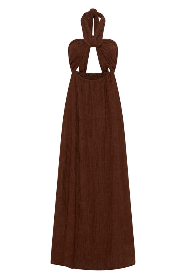 Halona Maxi Dress Chocolate ISLAS Maxi Dress