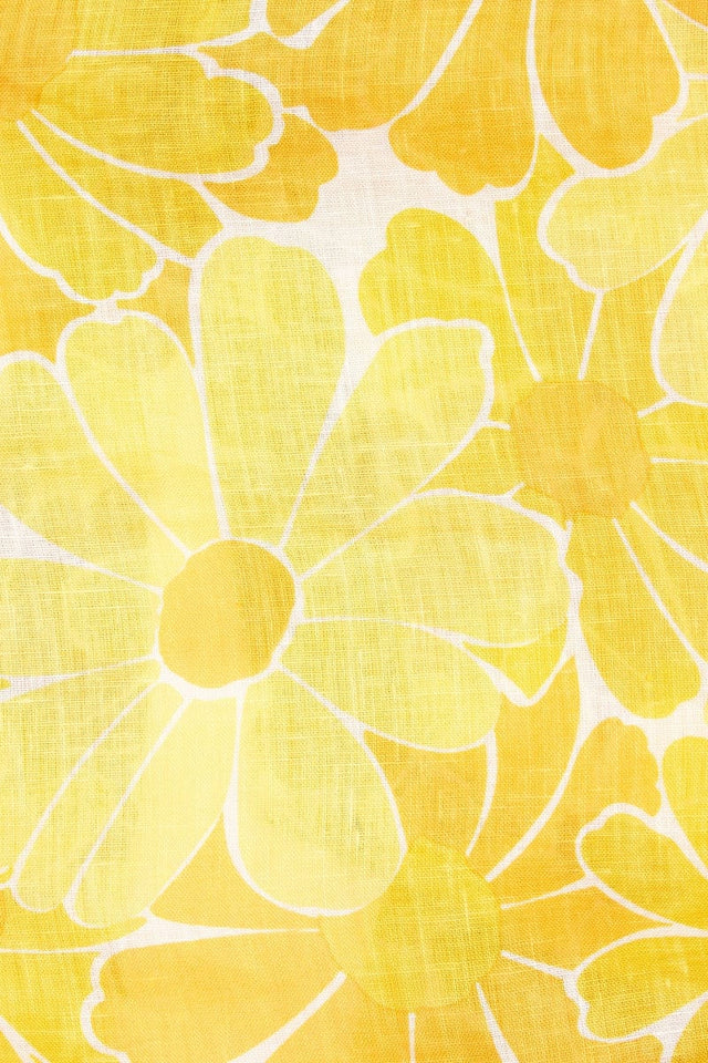 Harlow Top Canaria Floral Marigold ISLAS Fashion Tops