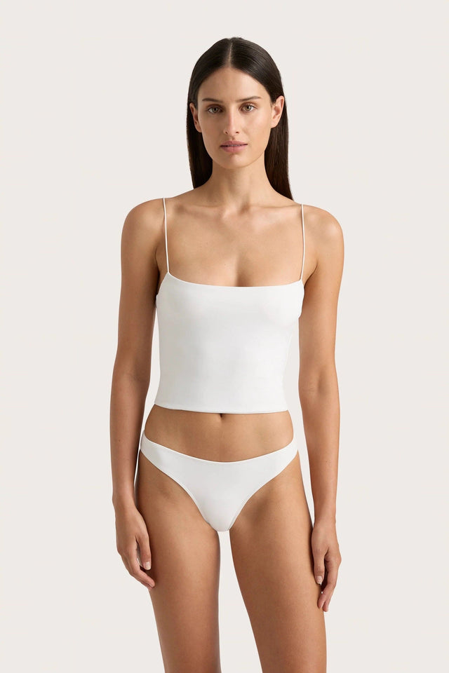 Jean Swim Top White