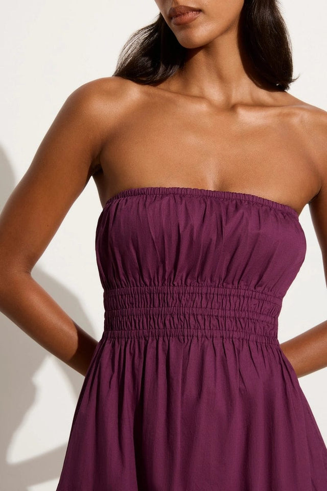 Le Bon Midi Dress Sangria - Final Sale