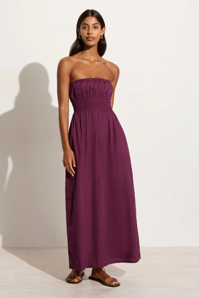 Le Bon Midi Dress Sangria - Final Sale