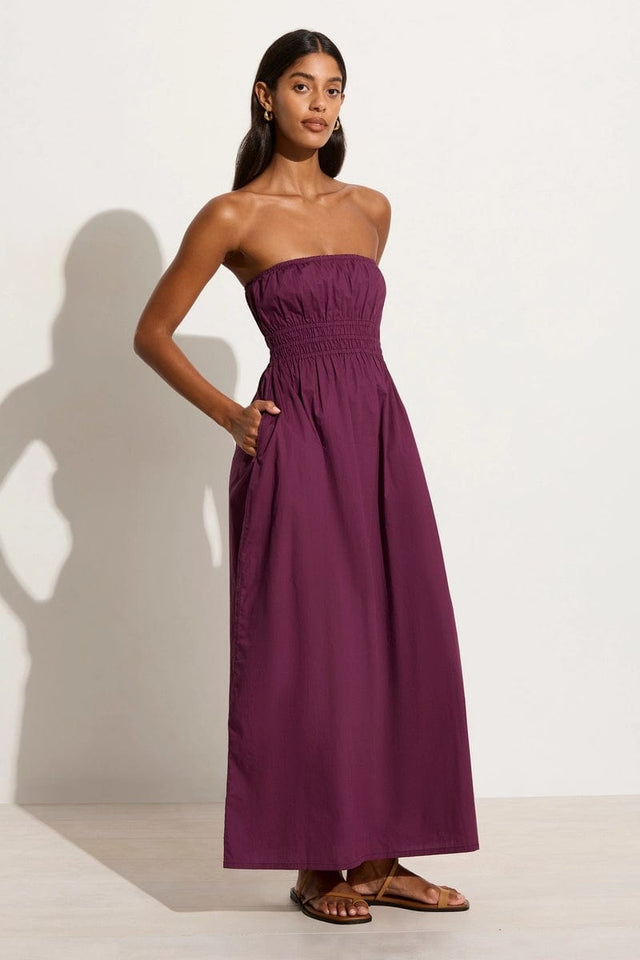 Le Bon Midi Dress Sangria - Final Sale
