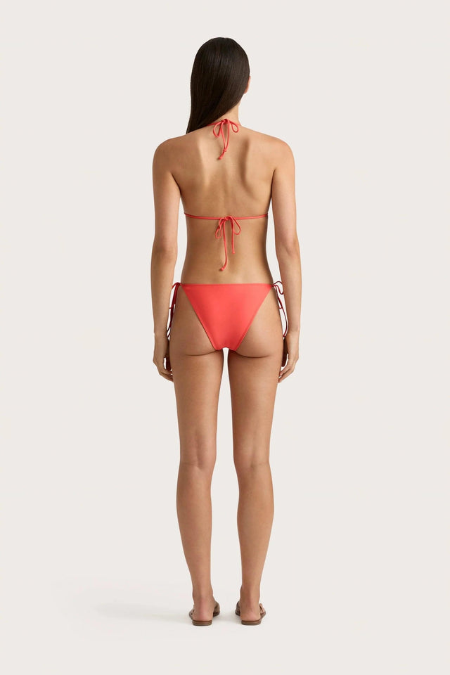 Leo Bikini Bottom Vermillion