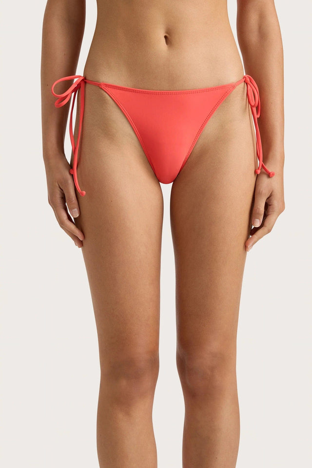 Leo Bikini Bottom Vermillion