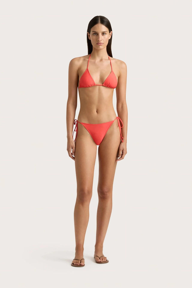 Leo Bikini Bottom Vermillion