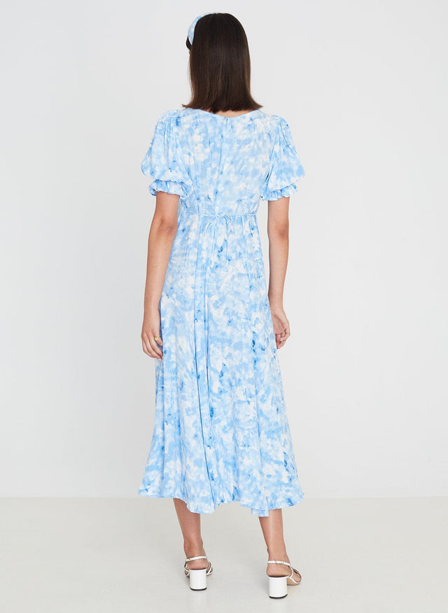 Linnie Midi Dress Roos Tie Dye - Blue - Final Sale RIVIERA Midi Dress