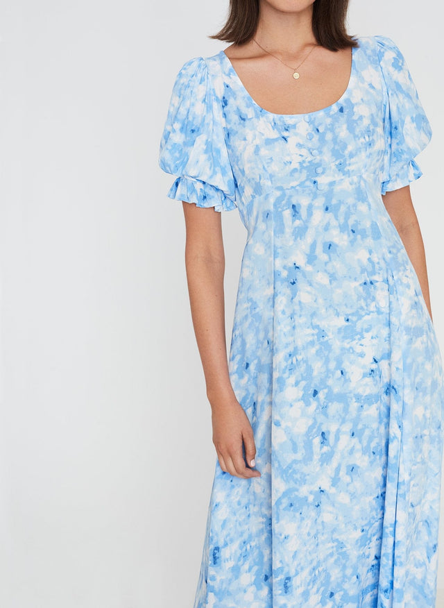 Linnie Midi Dress Roos Tie Dye - Blue - Final Sale RIVIERA Midi Dress