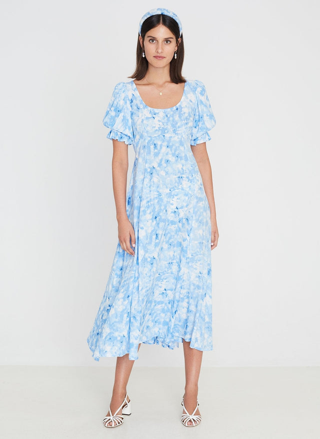 Linnie Midi Dress Roos Tie Dye - Blue - Final Sale RIVIERA Midi Dress