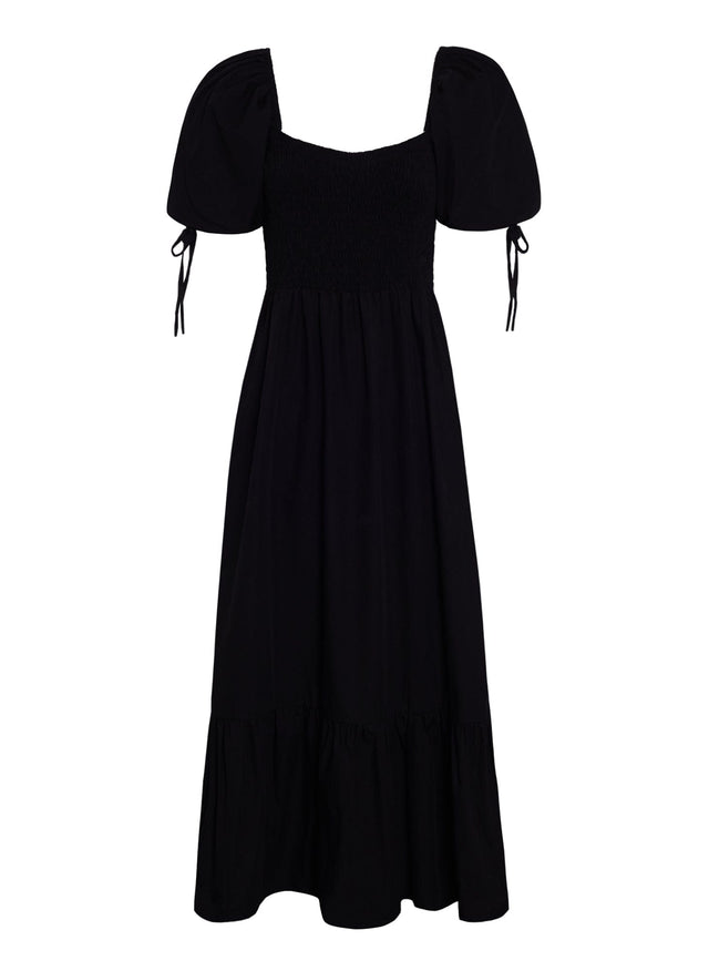 Lithana Midi Dress Plain Black - Final Sale VACANCES Midi Dress